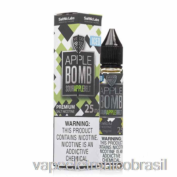 Bomba De Maçã Gelada Vape Vaporesso - Sais Vgod - 30ml 25mg